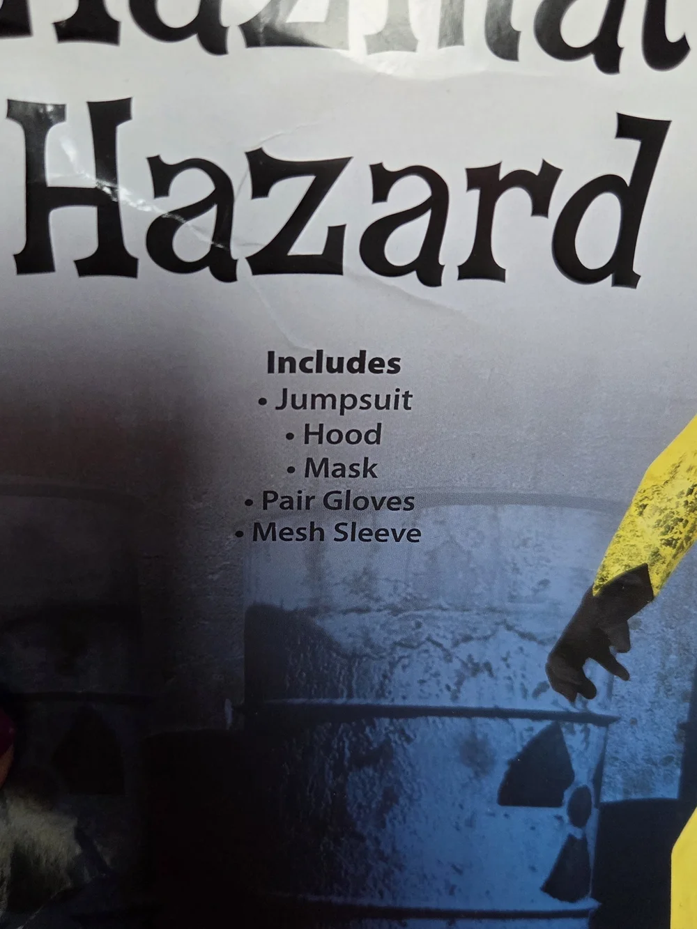 Hazmat Hazard Suit Zombie Apocalypse Size L #halloween #costume